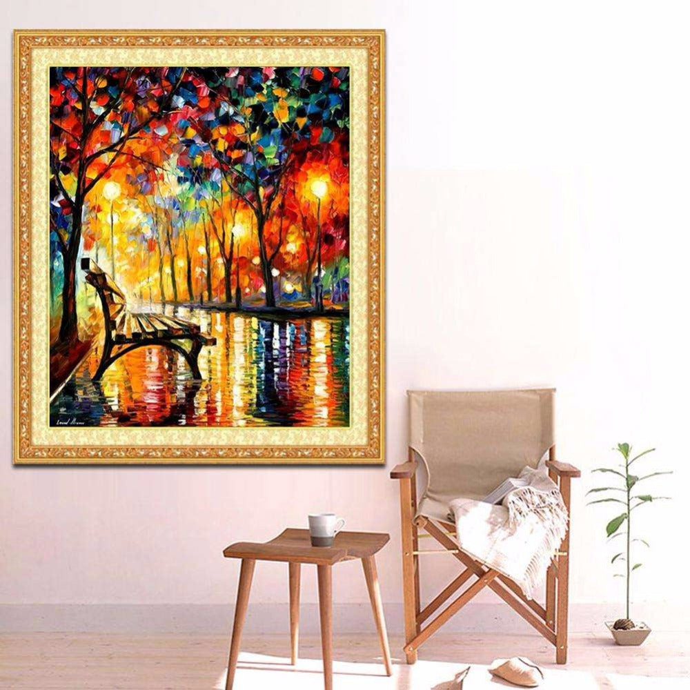 Garden Mosaic Diamond Painting Set - Round & Square Shapes, Multiple Sizes