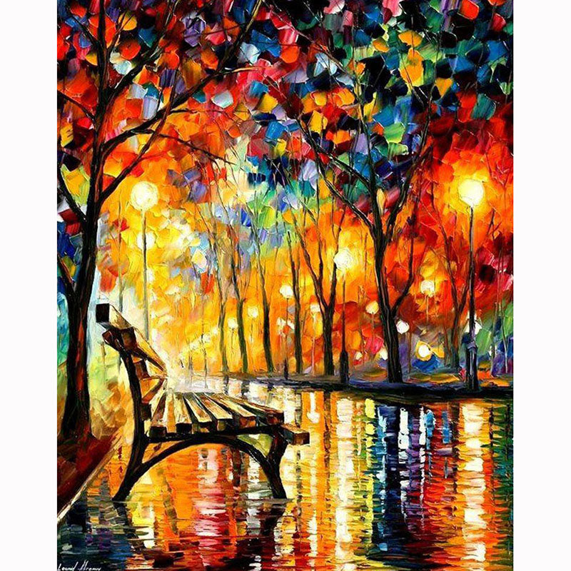 Garden Mosaic Diamond Painting Set - Round & Square Shapes, Multiple Sizes
