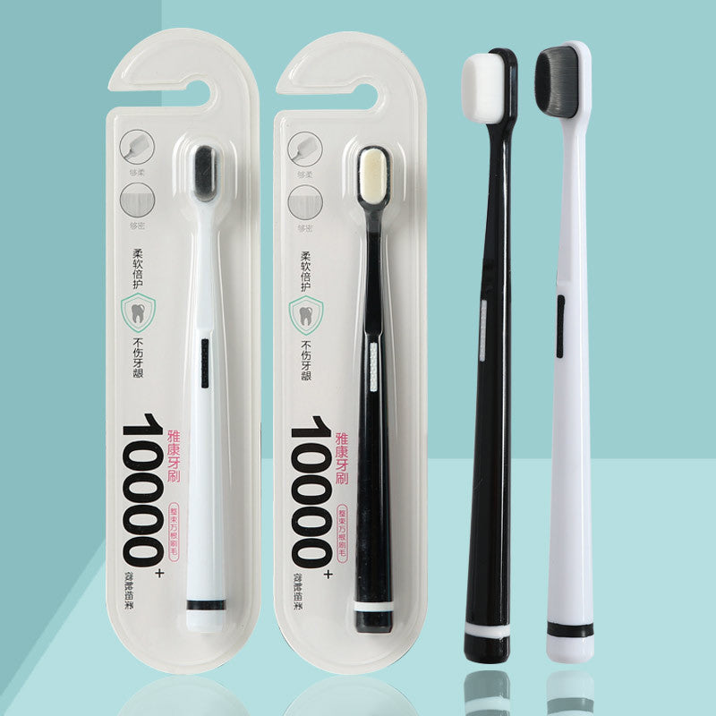 Soft Bristle Adult Toothbrush for Gentle Oral Care, Couples Friendly
