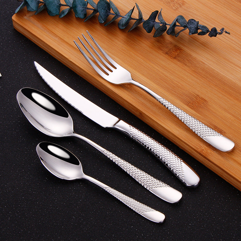 Stainless Steel Cutlery Set Kitchen Dinnerware Silver Gold Multiple Styles