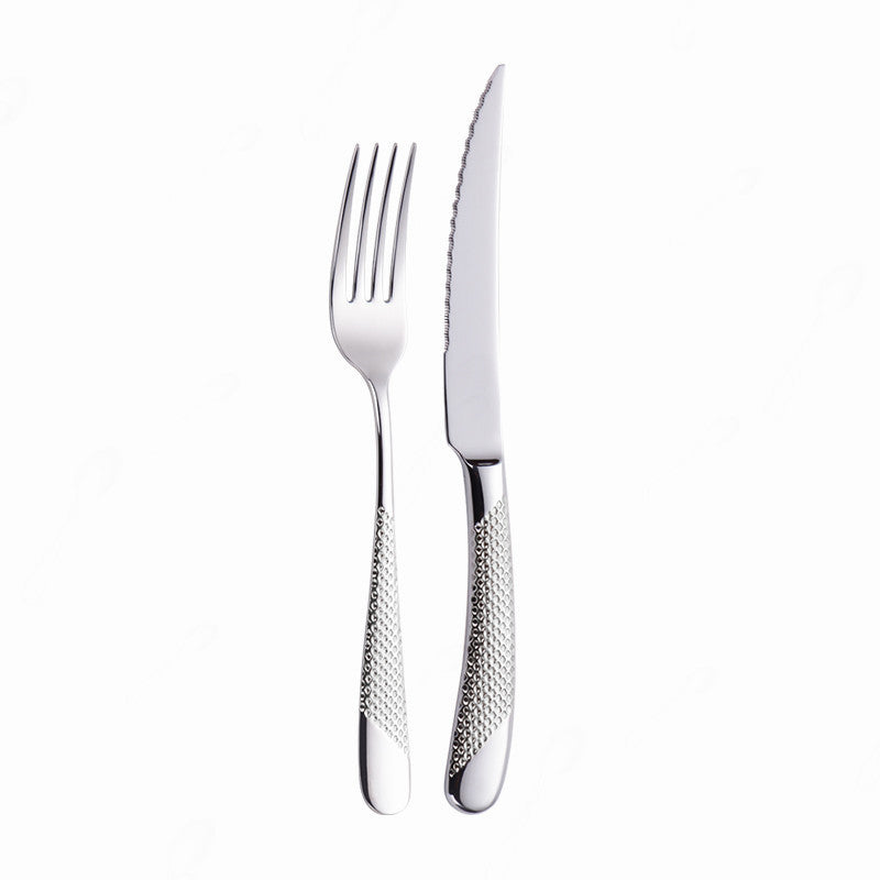 Stainless Steel Cutlery Set Kitchen Dinnerware Silver Gold Multiple Styles
