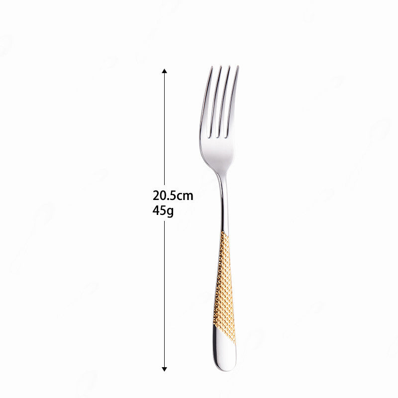 Stainless Steel Cutlery Set Kitchen Dinnerware Silver Gold Multiple Styles
