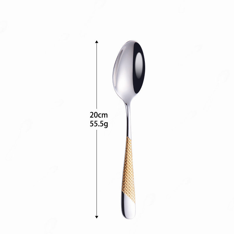Stainless Steel Cutlery Set Kitchen Dinnerware Silver Gold Multiple Styles