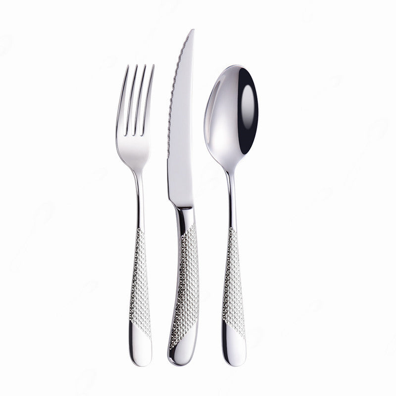 Stainless Steel Cutlery Set Kitchen Dinnerware Silver Gold Multiple Styles