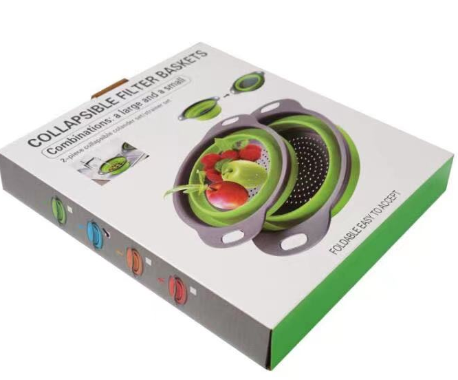 Silicone Folding Basket - Space-Saving Kitchen & Home Storage
