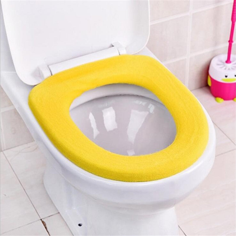 Candy-Colored Portable Toilet Seat with High Elasticity and Antibacterial Features