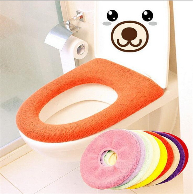 Candy-Colored Portable Toilet Seat with High Elasticity and Antibacterial Features
