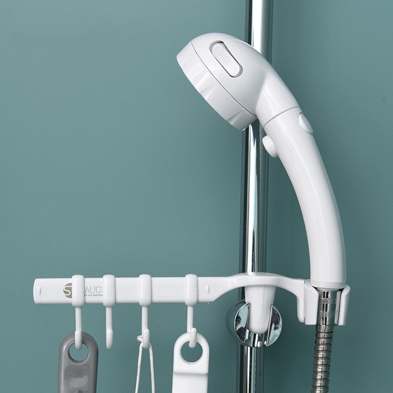 Adjustable Rain Shower Head & Rack Set | Modern Bathroom Shower System