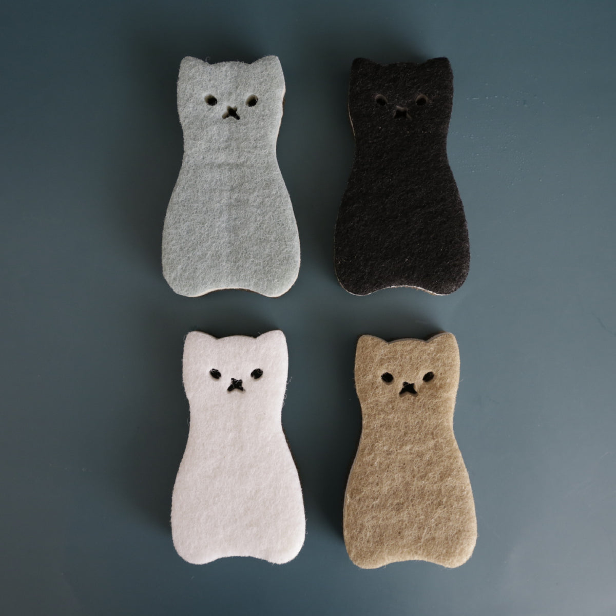Three-Layer Cat Sponge Pot and Dishwashing Brush - Thickened Kitchen Cleaning Tool
