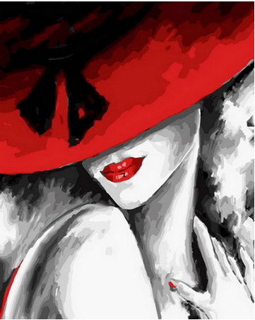 Canvas Painting Kit with Acrylic Paint and Brush - 40x50cm