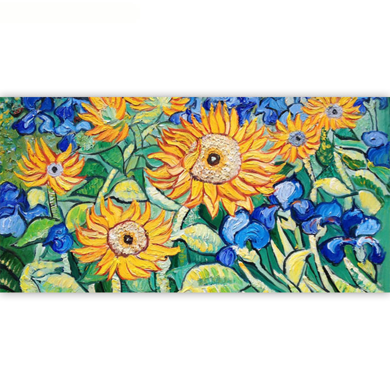 Digital Oil Painting Kit for Landscape Flowers - DIY Canvas Art
