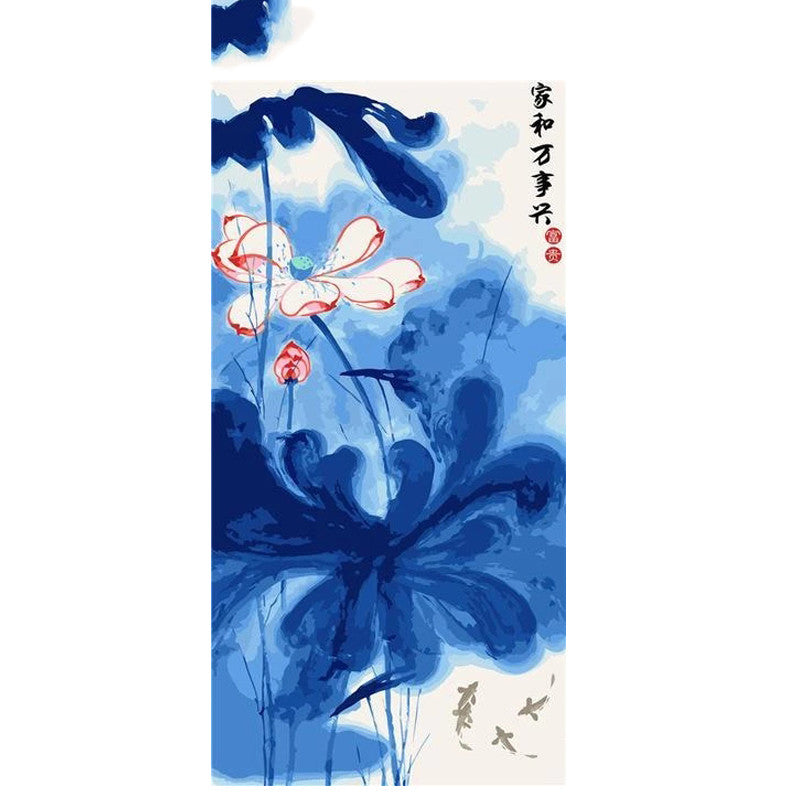 Digital Oil Painting Kit for Landscape Flowers - DIY Canvas Art