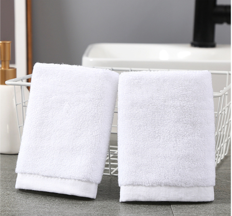 Cotton Square Towels - White, Multiple Sizes & Weights - Home & Garden