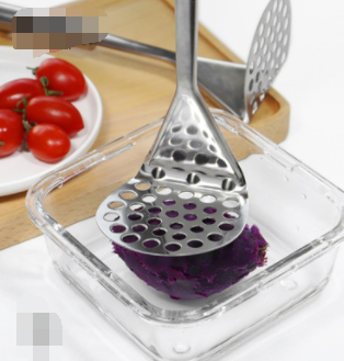Stainless Steel Potato Masher for Fruit and Vegetable Mashing - Kitchen Tool