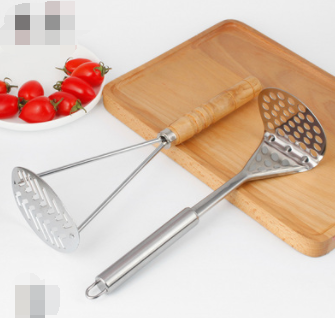 Stainless Steel Potato Masher for Fruit and Vegetable Mashing - Kitchen Tool