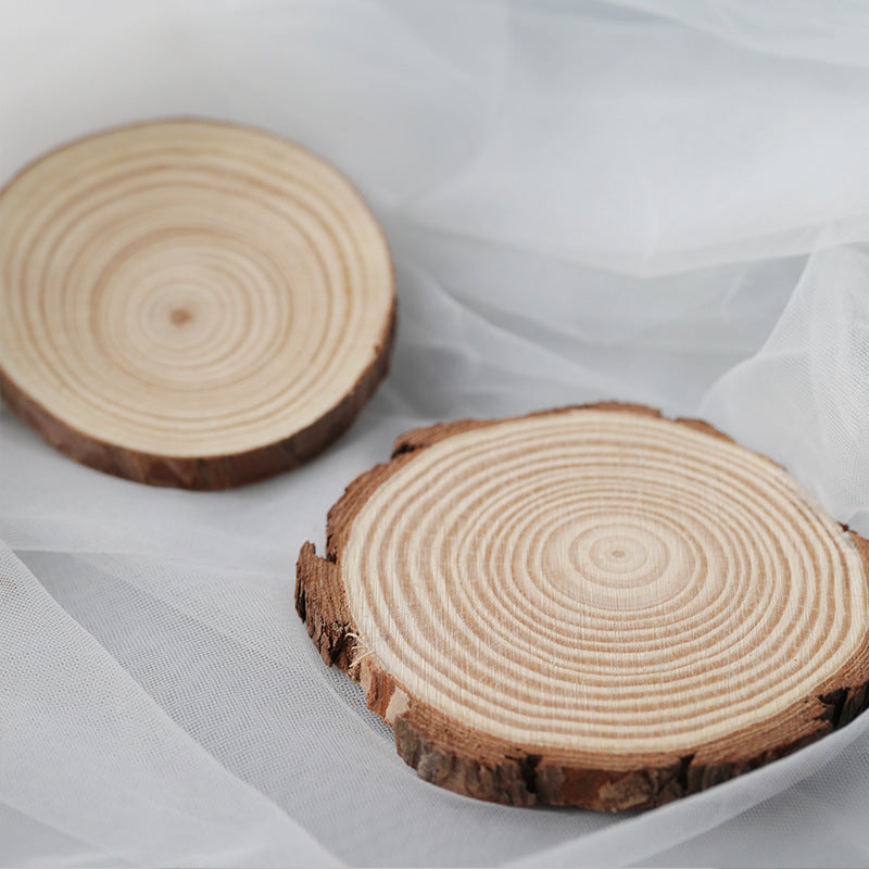 Pine Wood Log Cutting Table Base - Small, Medium, Large Variants