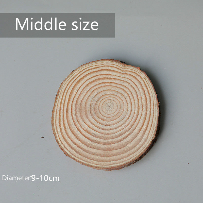 Pine Wood Log Cutting Table Base - Small, Medium, Large Variants