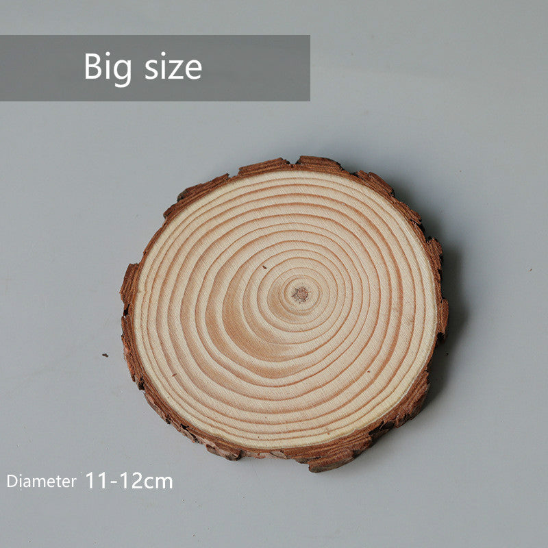 Pine Wood Log Cutting Table Base - Small, Medium, Large Variants