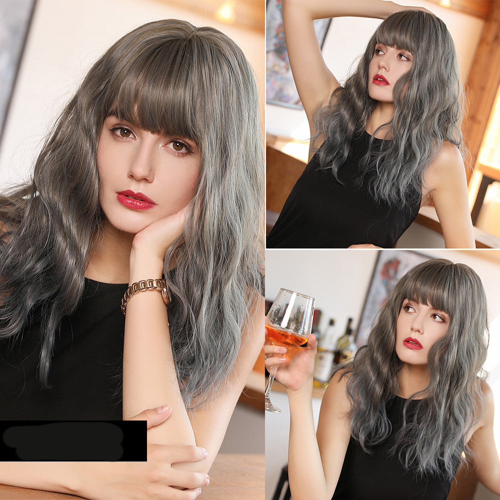 Short Curly Wig - Synthetic Hair, Heat Resistant