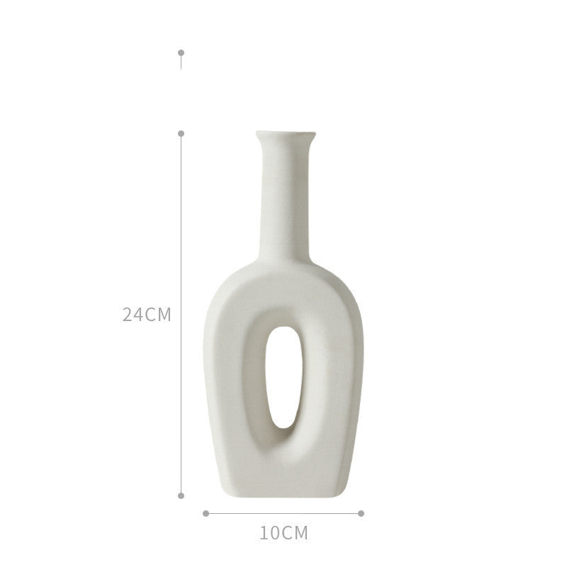 Ceramic Vase for Dried Flower Arrangements Home Decor Living Room Decoration