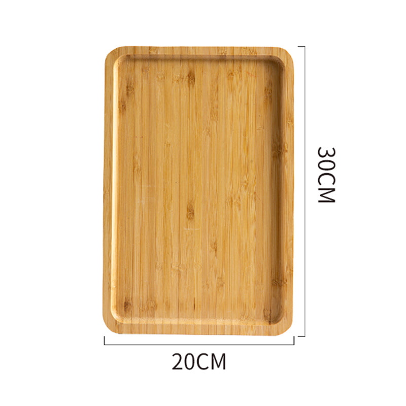 Bamboo & Wooden Tray for Tea, Coffee & Barbecue Serving - Multiple Sizes