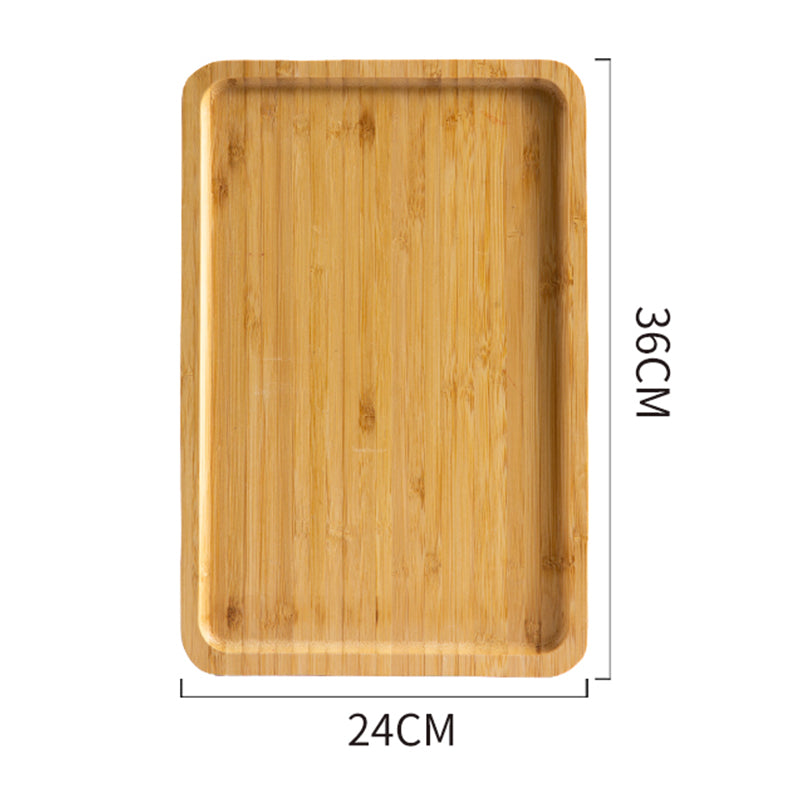 Bamboo & Wooden Tray for Tea, Coffee & Barbecue Serving - Multiple Sizes