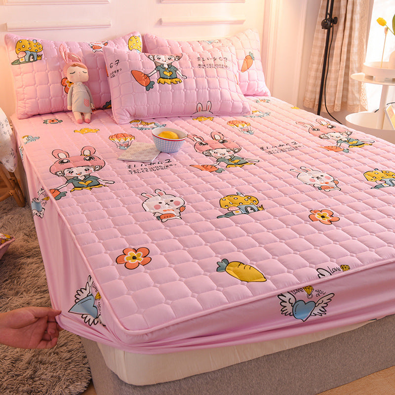 Waterproof Quilted Mattress Cover with Dustproof and Thickened Protection