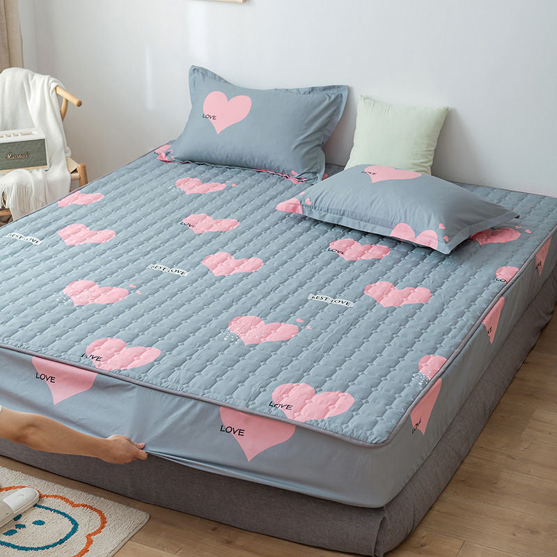 Waterproof Quilted Mattress Cover with Dustproof and Thickened Protection