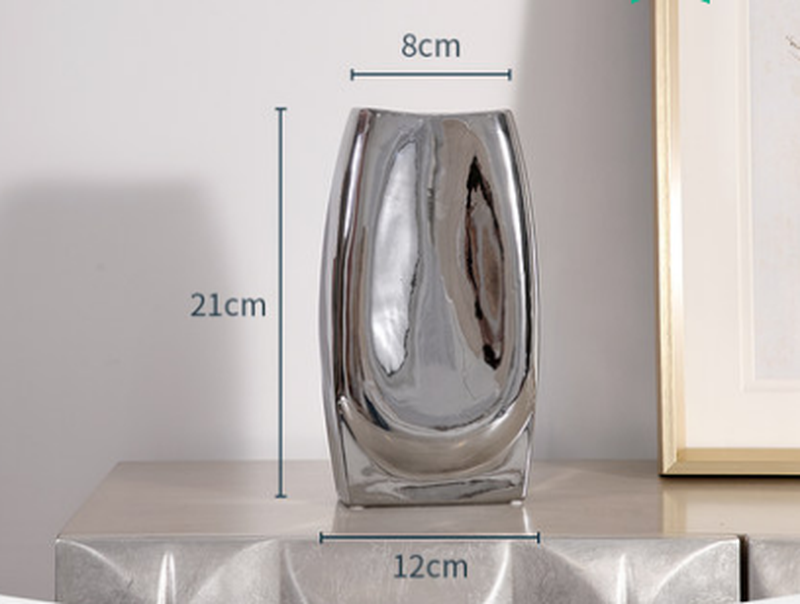 Simple Ceramic Flower Vase - Nordic Style Large & Medium Options