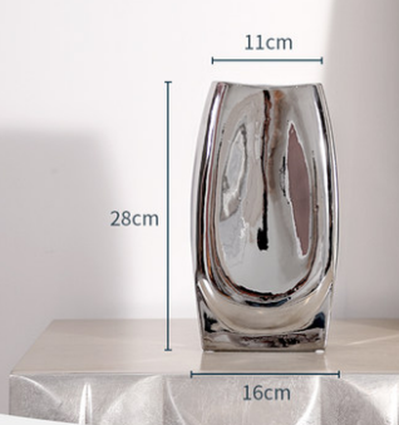 Simple Ceramic Flower Vase - Nordic Style Large & Medium Options