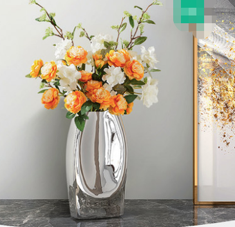 Simple Ceramic Flower Vase - Nordic Style Large & Medium Options