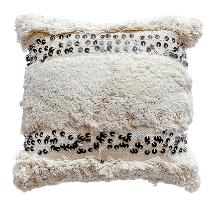 Bohemian Cotton Pillow Cover - Hand-Woven Nordic Style Home Decor