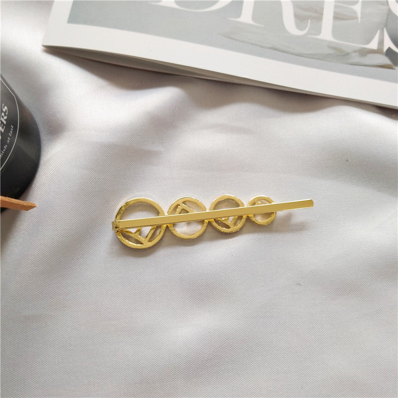 Korean Style Metal Letter Hairpin for Hair Accessories - Alloy Word Clip