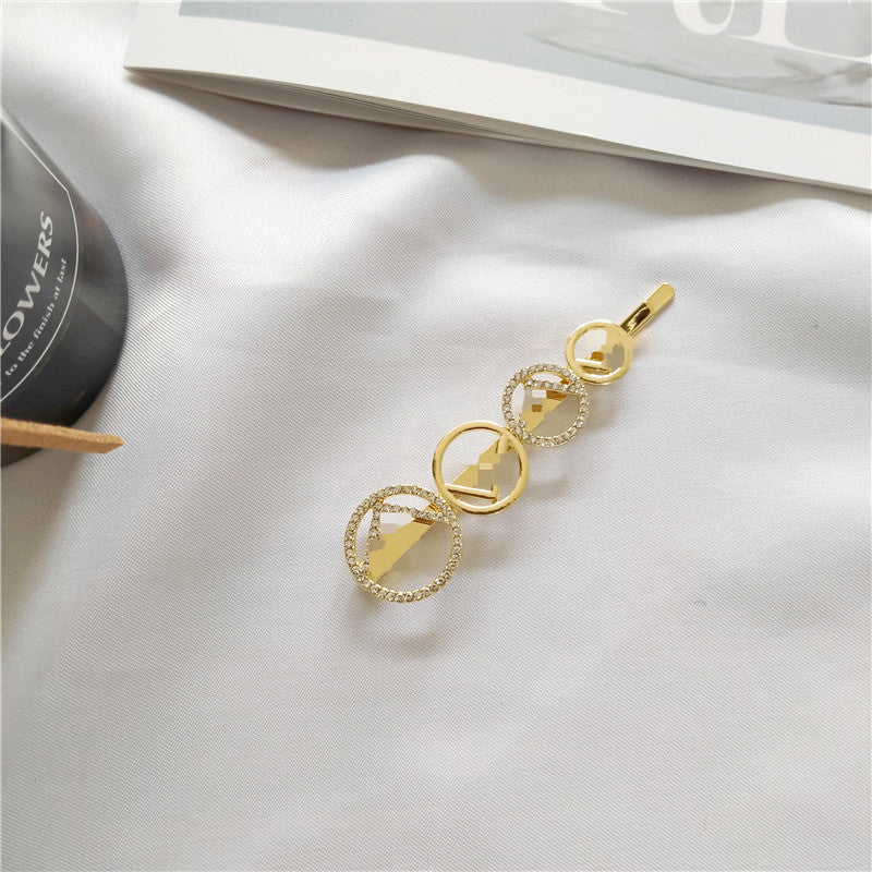 Korean Style Metal Letter Hairpin for Hair Accessories - Alloy Word Clip