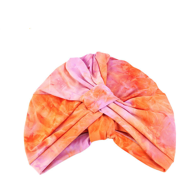 Tie Dye Turban Hat - Ethnic Style
