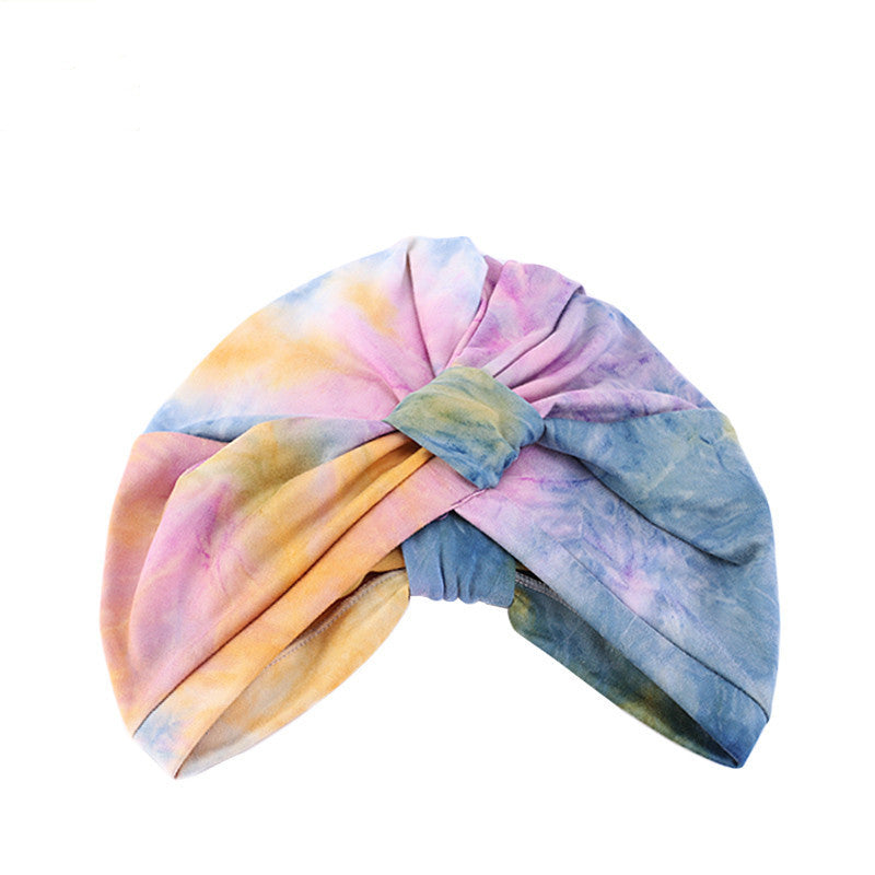 Tie Dye Turban Hat - Ethnic Style