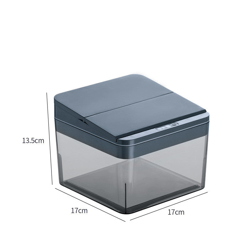 Smart Disinfection Storage Box - Rechargeable & Coverable Home Organizer