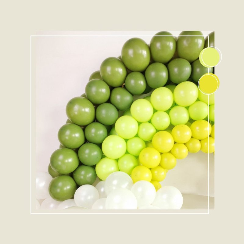 10 Inch Decorative Balloons Pack - Thick Rubber Party Decor