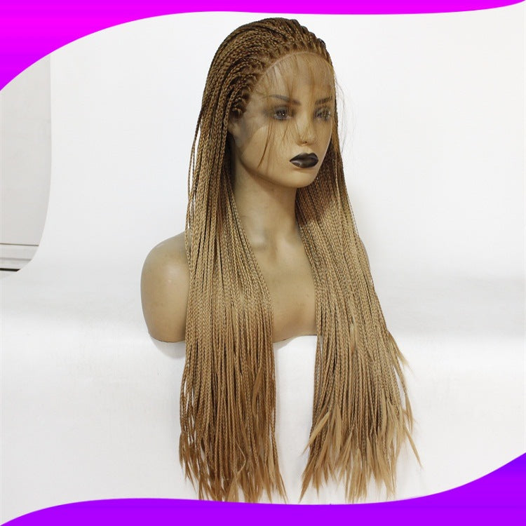 High Temperature Silk Wigs for Women - Long Straight Synthetic Hair with Lace Front - Multiple Sizes
