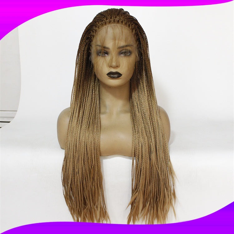 High Temperature Silk Wigs for Women - Long Straight Synthetic Hair with Lace Front - Multiple Sizes