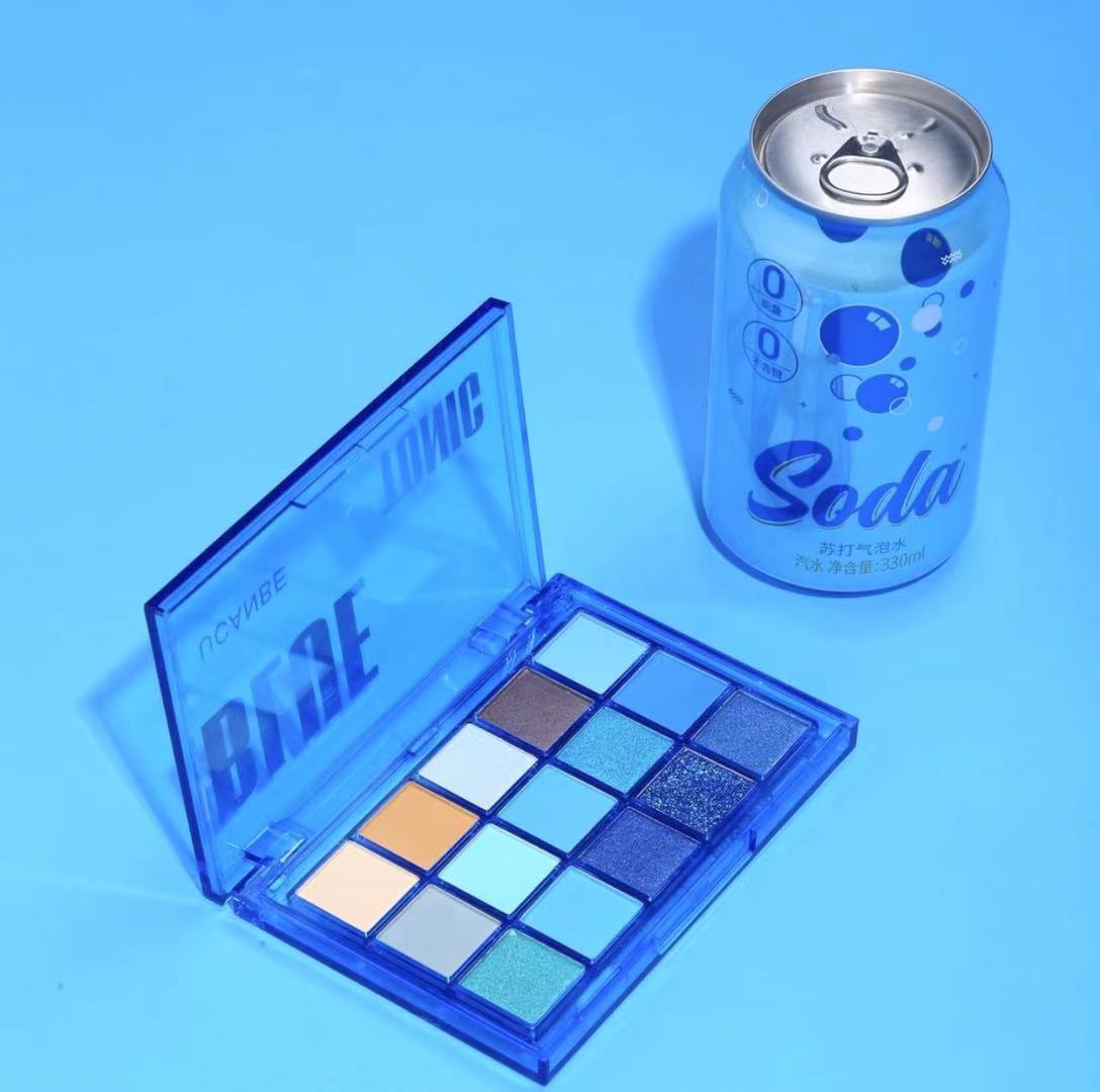Neon Eyeshadow Palette 15 Shimmer Matte Glitter Shades - Colorful Makeup Set