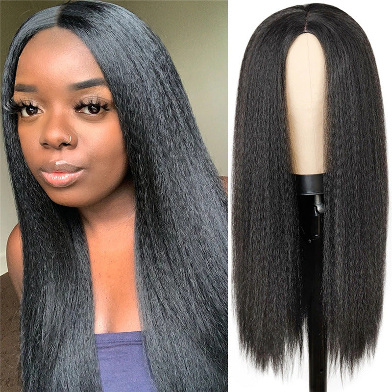 European & American Style Synthetic Wig Headgear for Women - Various Colors