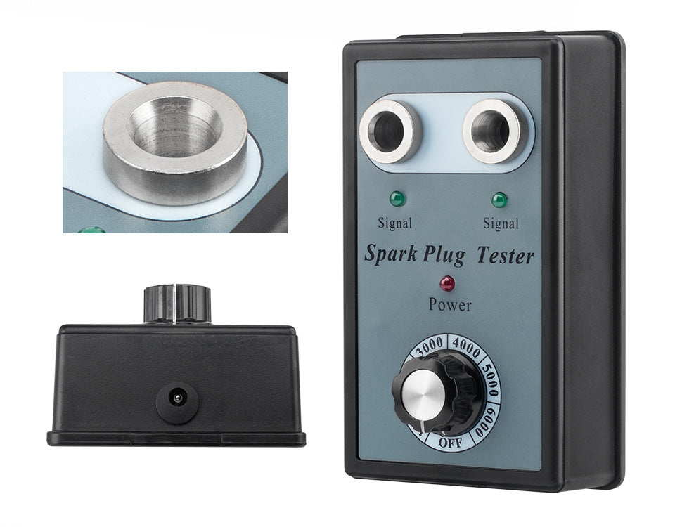 Automobile Spark Plug Tester - Double Hole Ignition System Diagnostic Tool