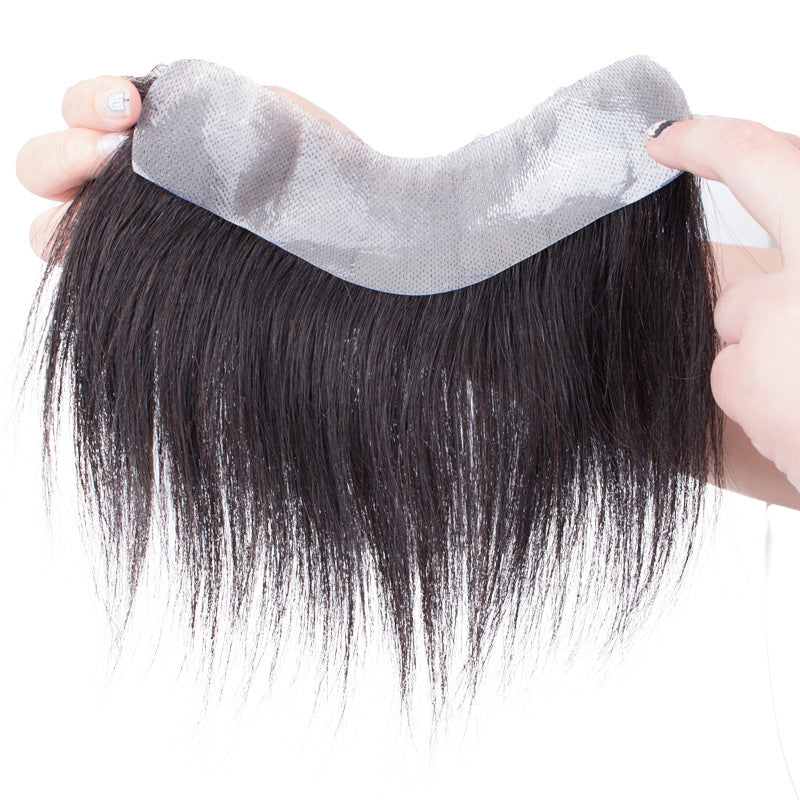 Men's Hand-Woven Hair Replacement Wig - Real Hair, Short & Long Styles