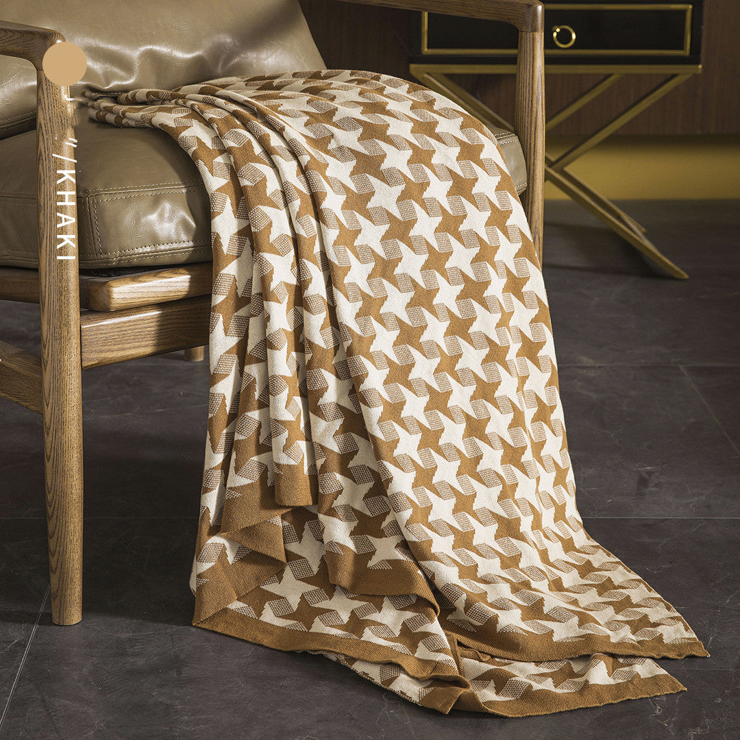 Nordic Style Cotton Wind Sand Hair Blanket for Bedroom & Sofa