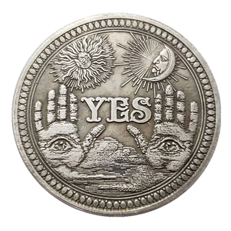 Silver Coin Collectible - Brass Silver Plated Memorabilia, 1 Piece