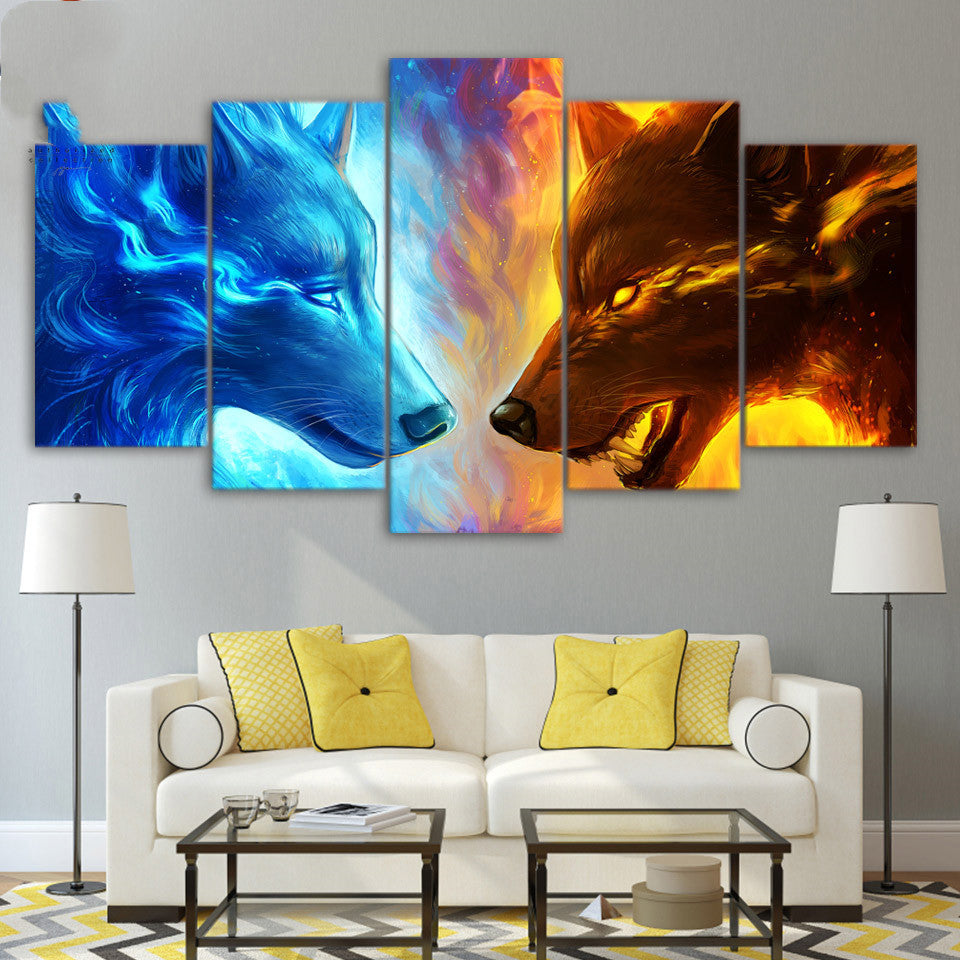 Home Art Canvas Painting - Multiple Sizes, Modern Decorative Oil Artwork