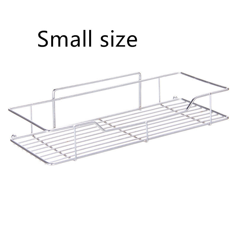 Wall-Mounted Kitchen and Bathroom Storage Rack Adjustable Viscose Iron