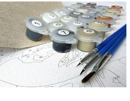 DIY Cat Couples' Galore Painting Kit - Home Decor Wall Art, Multiple Sizes