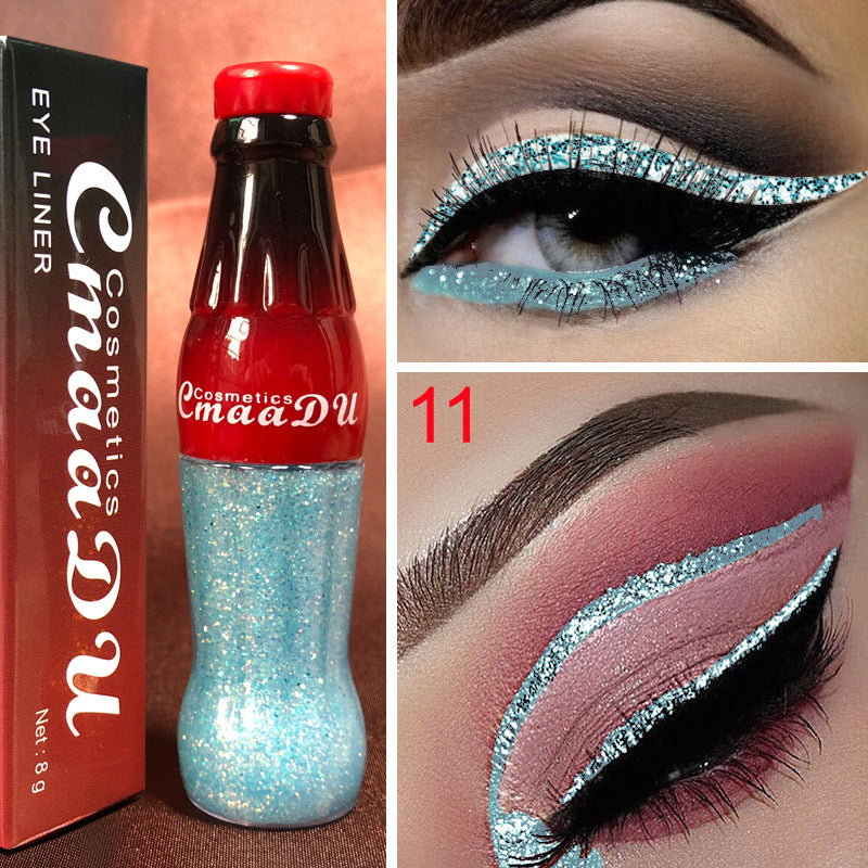 Waterproof Glitter Eyeliner Pencil for Women Party & Daily Makeup - 12 Colors